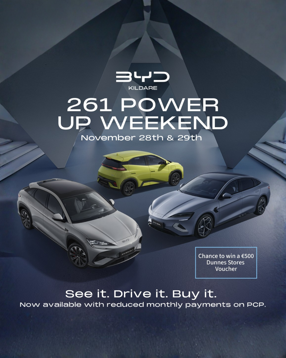 BYD 261 Power Up Weekend Comes to BYD Kildare in Naas