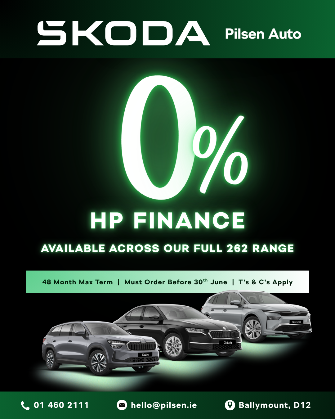 0% HP on all 262 cars