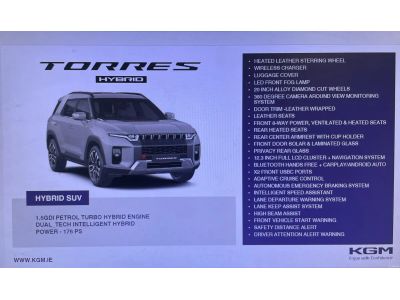 2026 Ssangyong Torres