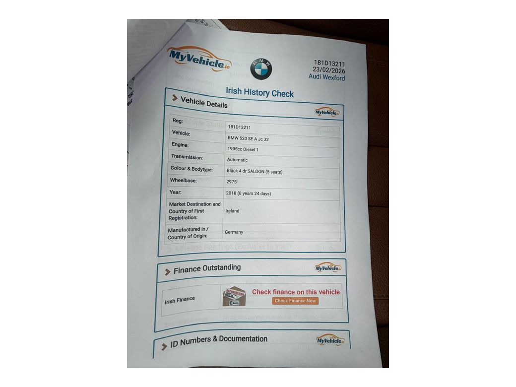 2018 BMW 5 Series