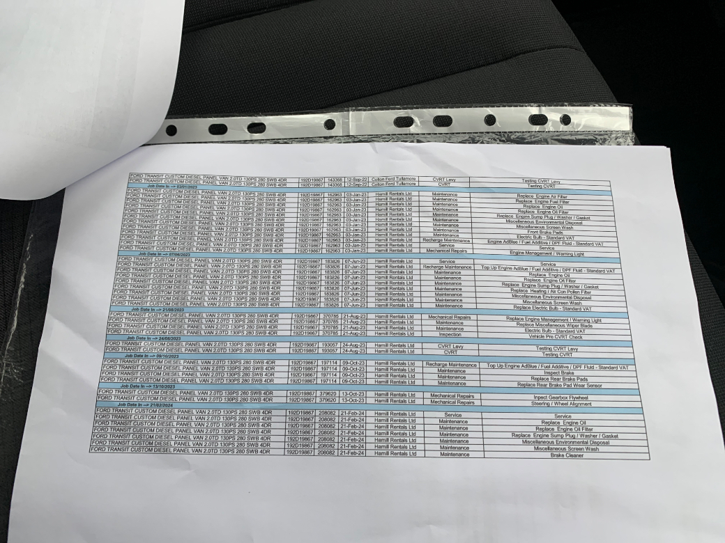 2019 Ford Transit Custom