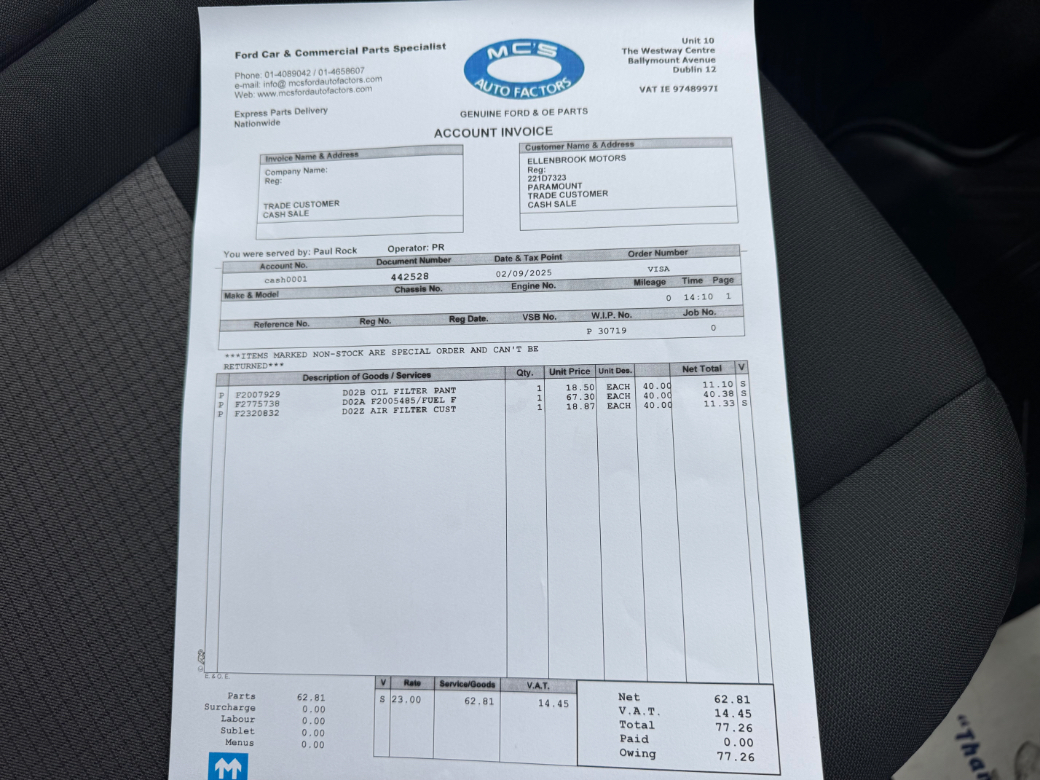2022 Ford Transit Custom