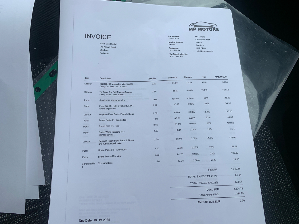 2019 Mercedes-Benz Vito