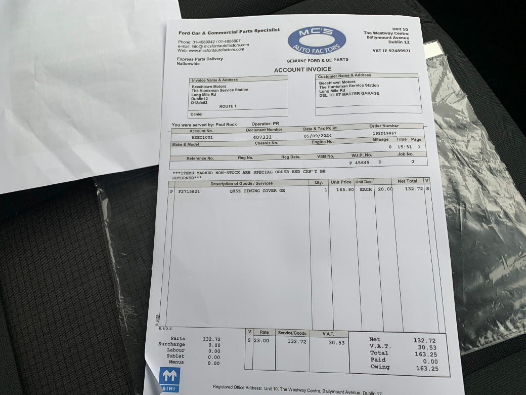 2019 Ford Transit Custom