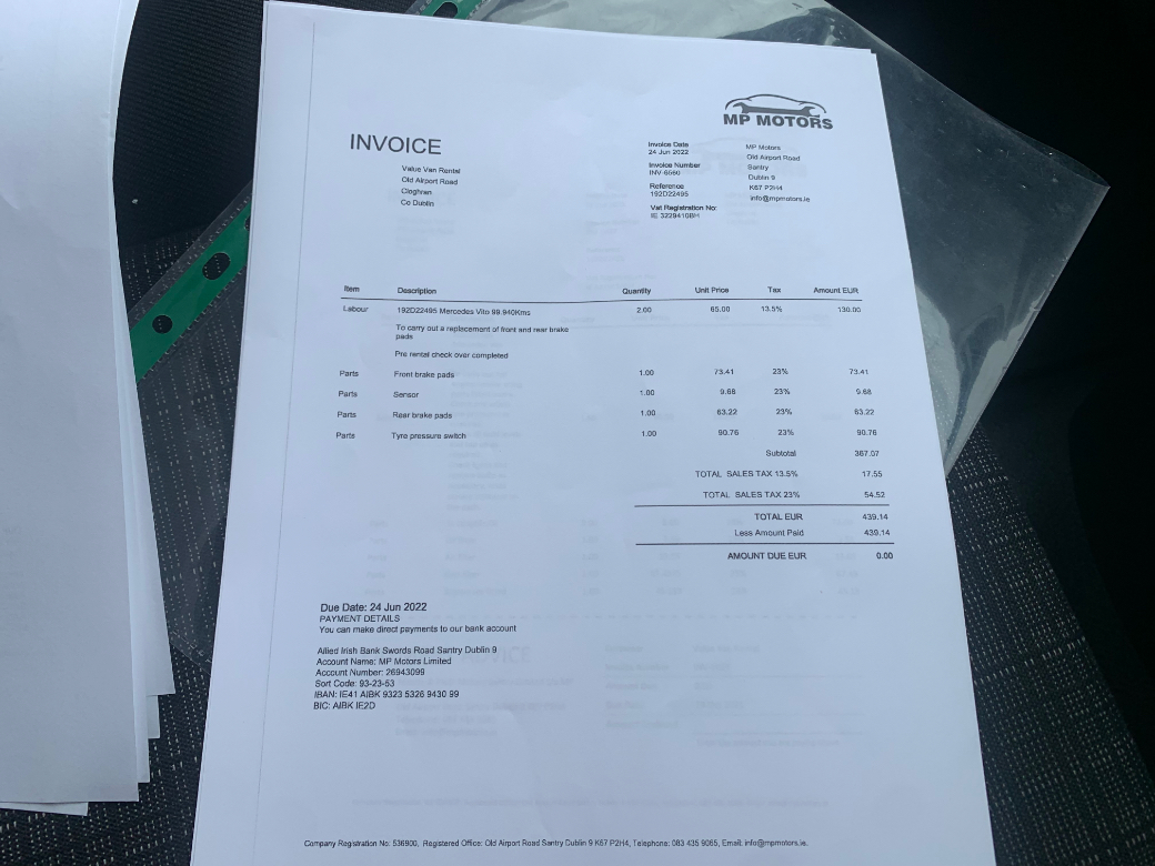 2019 Mercedes-Benz Vito