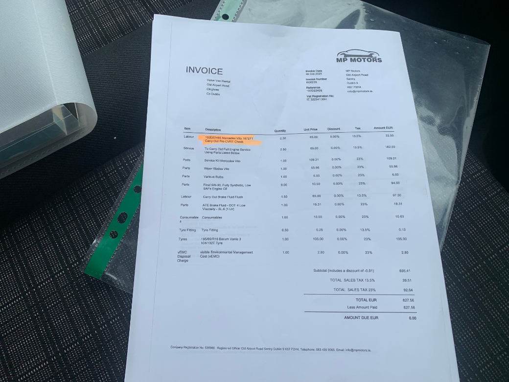 2019 Mercedes-Benz Vito