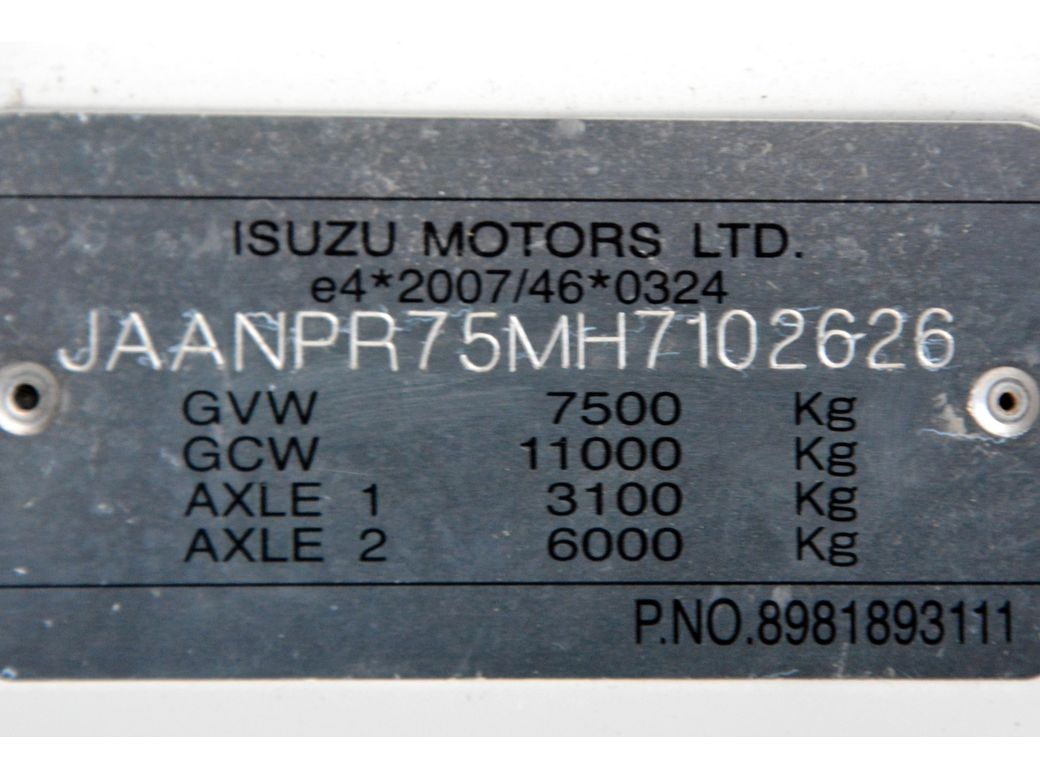 2019 Isuzu N-Series