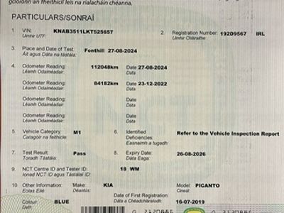 2019 Kia Picanto