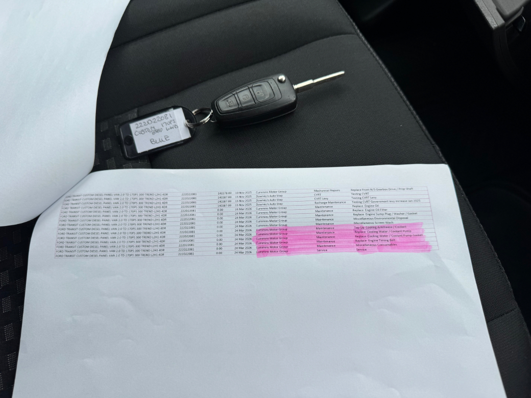 2022 Ford Transit Custom