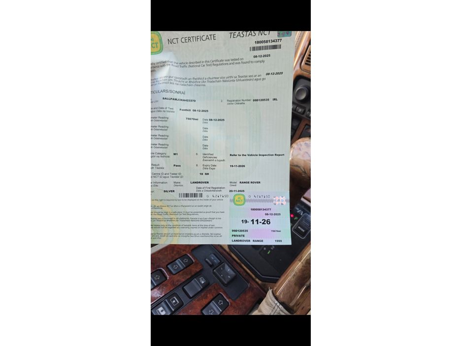 1999 Land Rover Range Rover