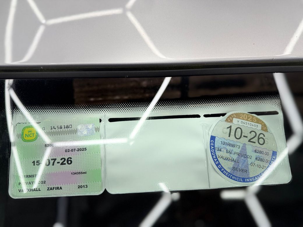 2013 Vauxhall Zafira