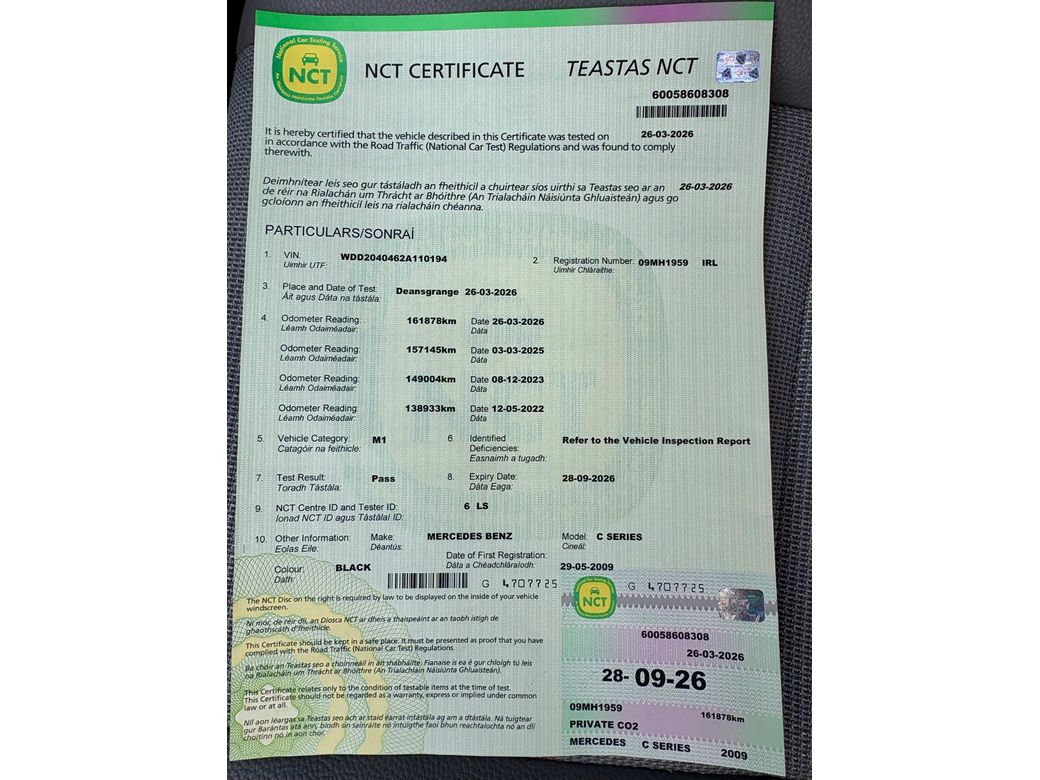 2009 Mercedes-Benz C Class