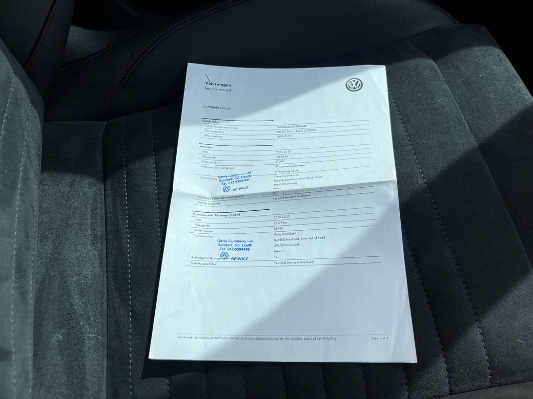 2019 Volkswagen Passat